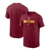 USC Trojans Men's Nike Cardinal SC Interlock Dri-FIT Cotton Team Issue T-Shirt